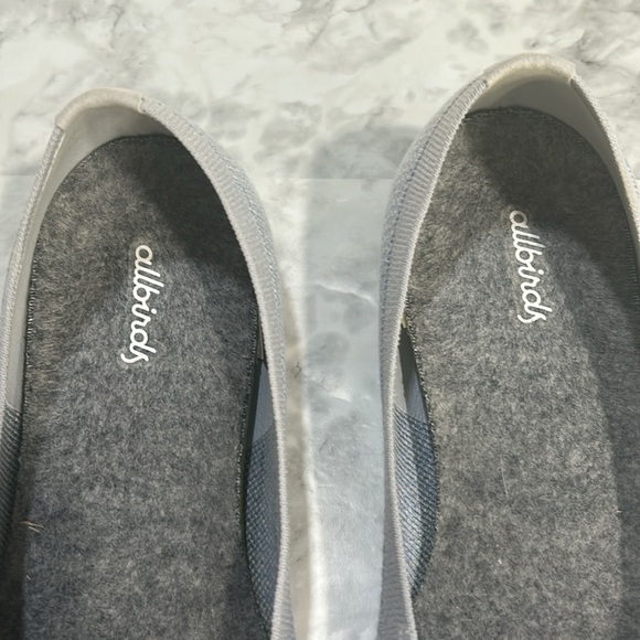 ALLBIRDS WOMENS TREE BREZER LOAFERS ROUND TOE BALLET GRAY Sz 8 1/2 - Picture 5 of 10